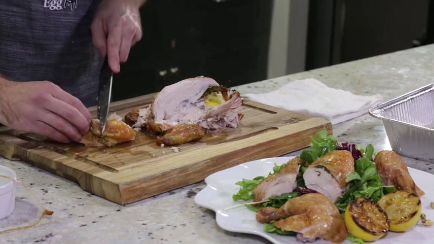 Roasted Big Green Egg Chicken Recipe